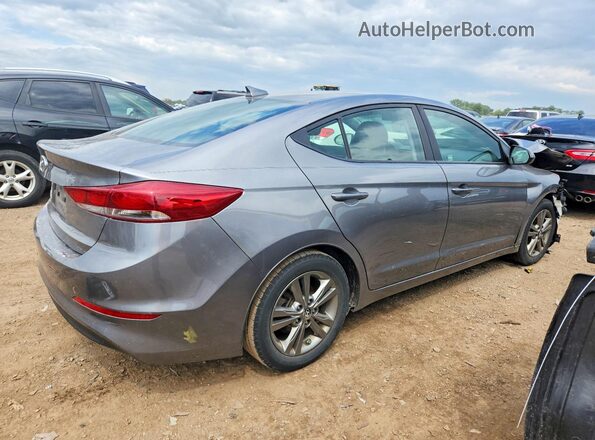 5NPD84LF0JH249436 2018 HYUNDAI ELANTRA Gray Հետևի աջ