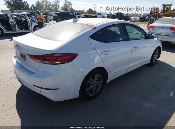 5NPD84LF0JH254068 2018 HYUNDAI ELANTRA White Задня права чверть