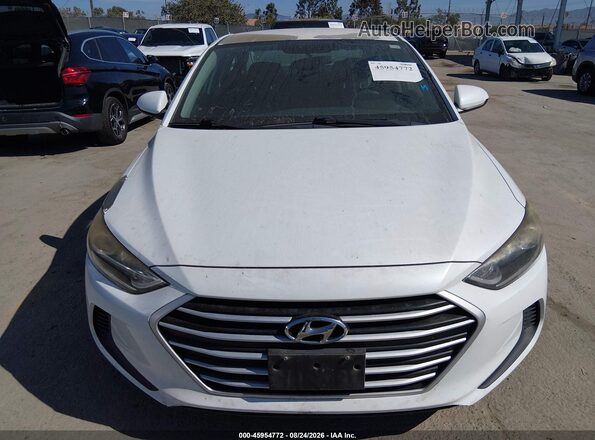 5NPD84LF0JH254068 2018 HYUNDAI ELANTRA White Вид спереду