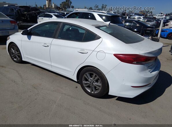 5NPD84LF0JH254068 2018 HYUNDAI ELANTRA White Задня ліва чверть