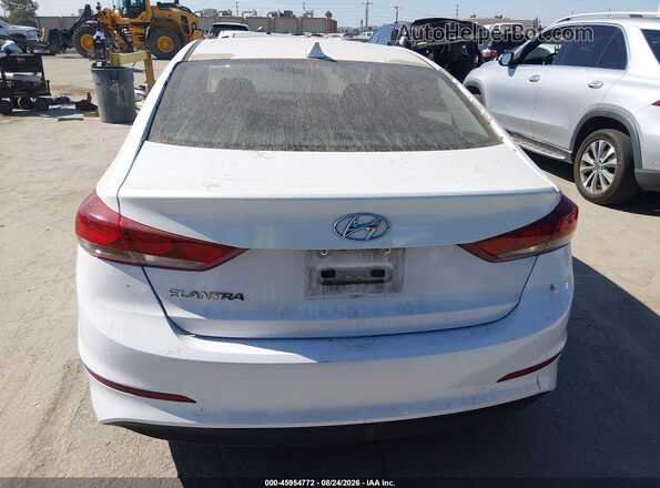5NPD84LF0JH254068 2018 HYUNDAI ELANTRA White 