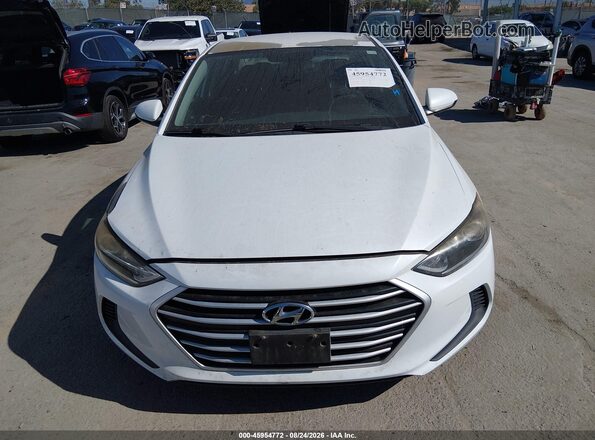 5NPD84LF0JH254068 2018 HYUNDAI ELANTRA White Вид щитка приладів