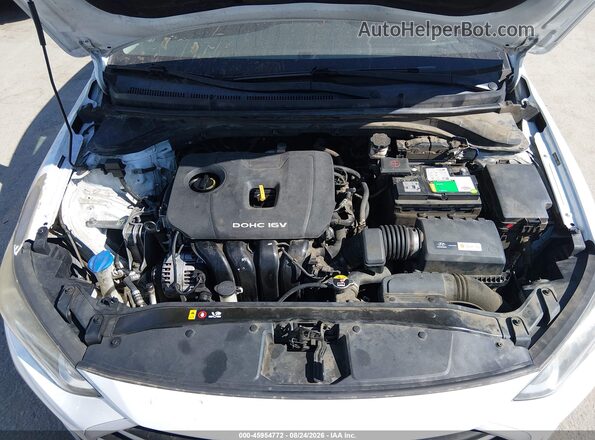 5NPD84LF0JH254068 2018 HYUNDAI ELANTRA White Вид ззаду