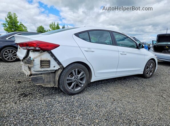 5NPD84LF0JH257892 2018 HYUNDAI ELANTRA White უკანა მარჯვენა