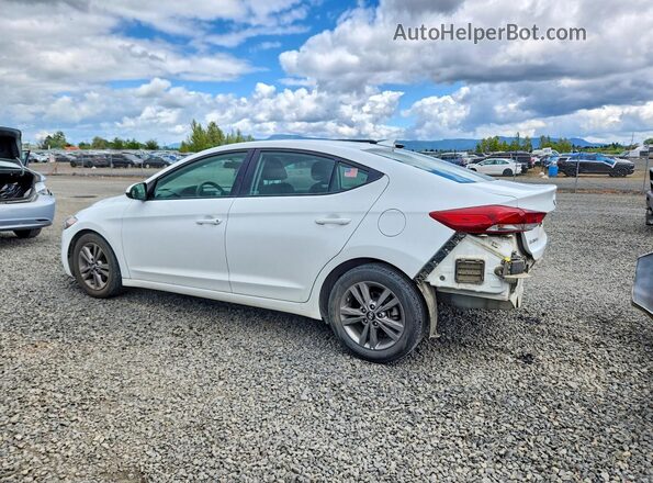 5NPD84LF0JH257892 2018 HYUNDAI ELANTRA White უკანა მარცხენა