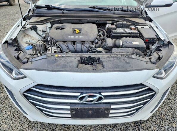 5NPD84LF0JH257892 2018 HYUNDAI ELANTRA White უკანა სალონის ხედი