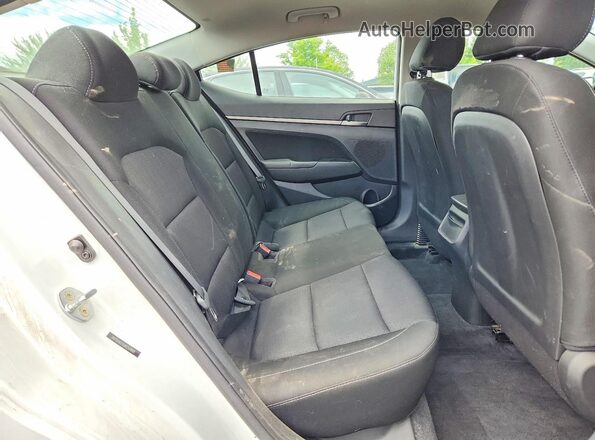 5NPD84LF0JH257892 2018 HYUNDAI ELANTRA White უკანა სავარძლების ხედი