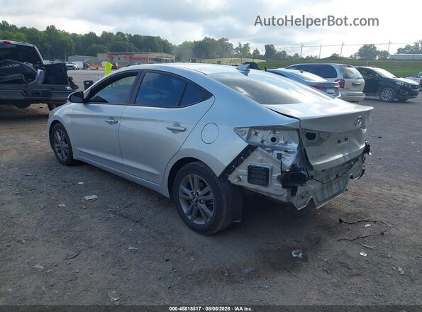 5NPD84LF0JH277706 2018 HYUNDAI ELANTRA Серебряный Задняя левая четверть