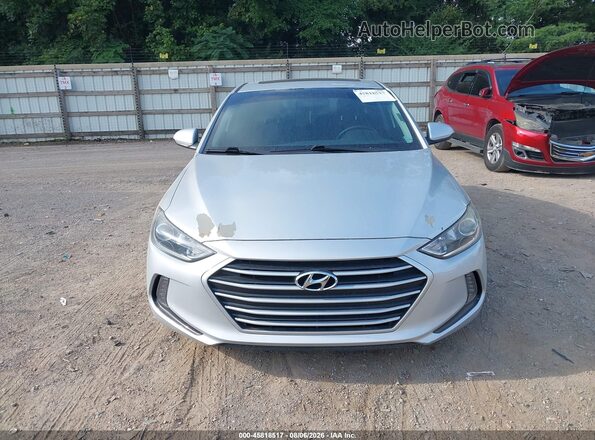 5NPD84LF0JH277706 2018 HYUNDAI ELANTRA Серебряный Вид щитка приборов