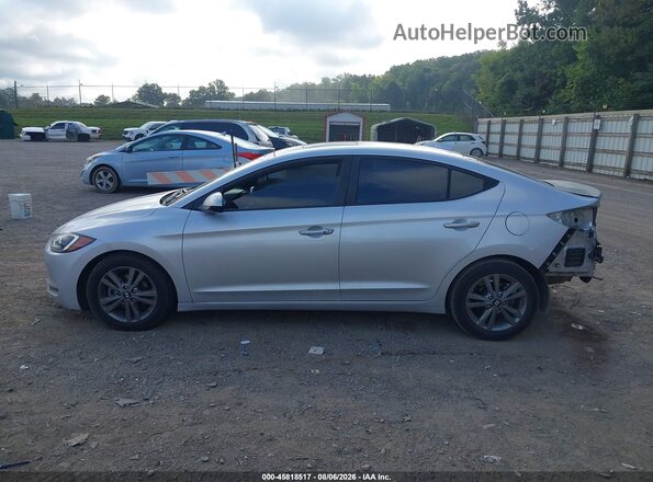 5NPD84LF0JH277706 2018 HYUNDAI ELANTRA Серебряный Панорамный вид салона 360°