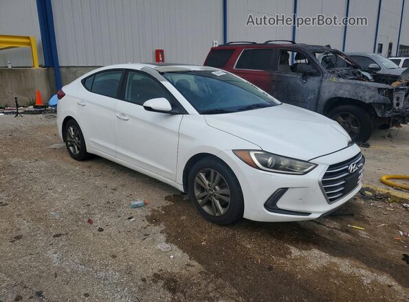 5NPD84LF0JH289161 2018 HYUNDAI ELANTRA Белый Передняя правая четверть