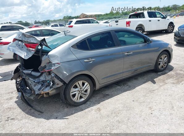 5NPD84LF0JH307593 2018 HYUNDAI ELANTRA Gray Trasero derecho