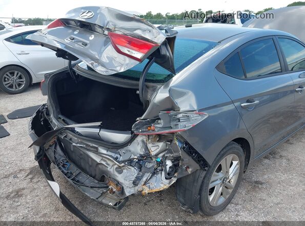 5NPD84LF0JH307593 2018 HYUNDAI ELANTRA Gray Vista frontal