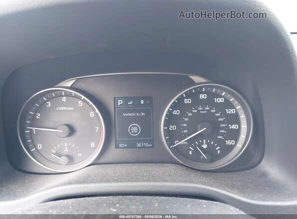 5NPD84LF0JH307593 2018 HYUNDAI ELANTRA Gray Vista de los asientos traseros