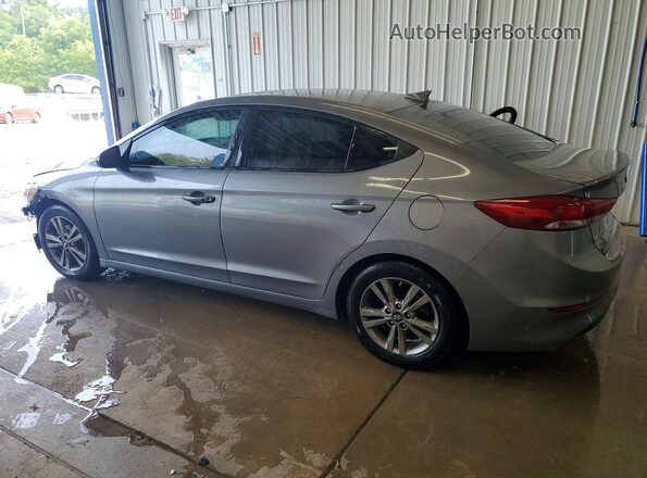 5NPD84LF0JH317881 2018 HYUNDAI ELANTRA Серый Задняя левая четверть
