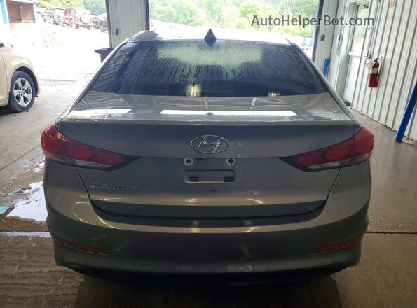 5NPD84LF0JH317881 2018 HYUNDAI ELANTRA Серый Вид сзади