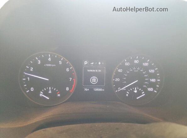 5NPD84LF0JH317881 2018 HYUNDAI ELANTRA Серый Вид щитка приборов