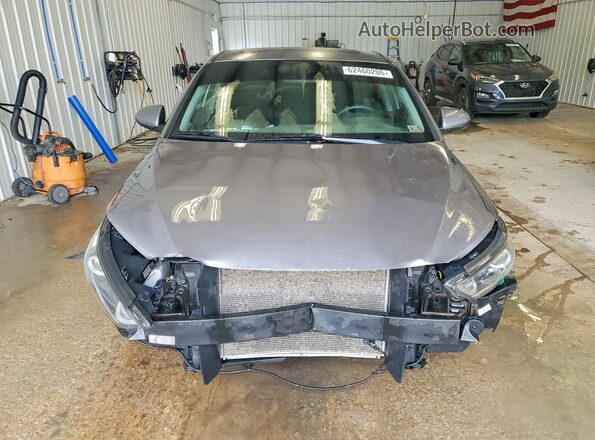 5NPD84LF0JH317881 2018 HYUNDAI ELANTRA Серый Вид спереди