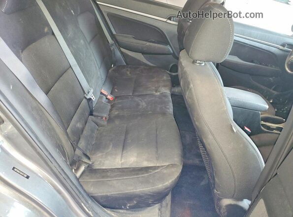 5NPD84LF0JH317881 2018 HYUNDAI ELANTRA Серый Вид задних сидений