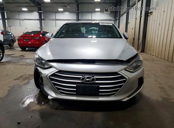 5NPD84LF0JH326936 2018 HYUNDAI ELANTRA Silver Widok z przodu