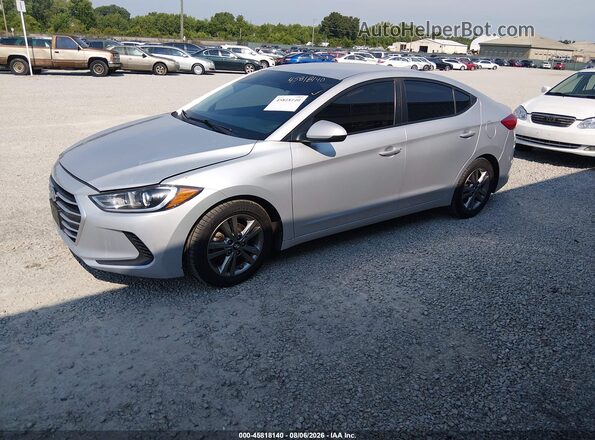 5NPD84LF0JH329691 2018 HYUNDAI ELANTRA Silver Front left