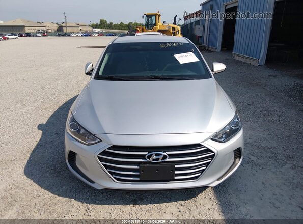 5NPD84LF0JH329691 2018 HYUNDAI ELANTRA Silver Front view