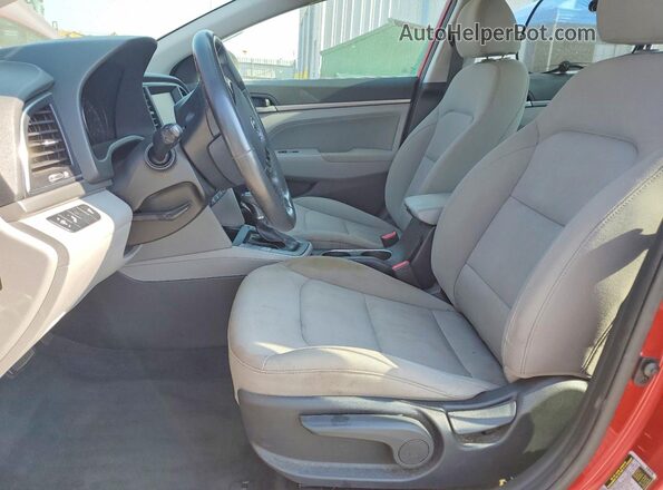 5NPD84LF0JH333000 2018 HYUNDAI ELANTRA Red Սալոնի դիմացի տեսք