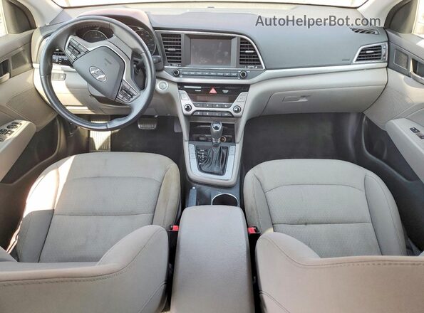 5NPD84LF0JH333000 2018 HYUNDAI ELANTRA Red Առջևի վահանակի տեսք