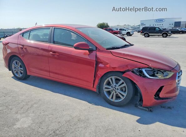 5NPD84LF0JH333000 2018 HYUNDAI ELANTRA Red Առջևի աջ