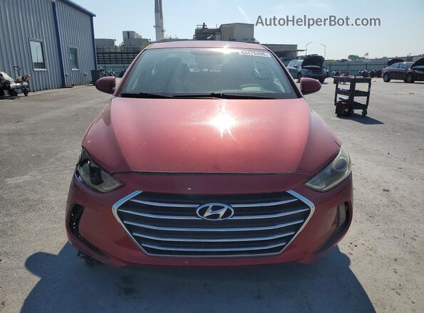 5NPD84LF0JH333000 2018 HYUNDAI ELANTRA Red Դիմացի տեսք