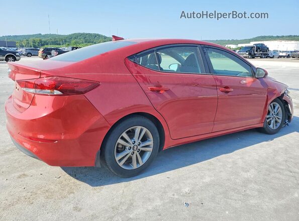 5NPD84LF0JH333000 2018 HYUNDAI ELANTRA Red Հետևի աջ