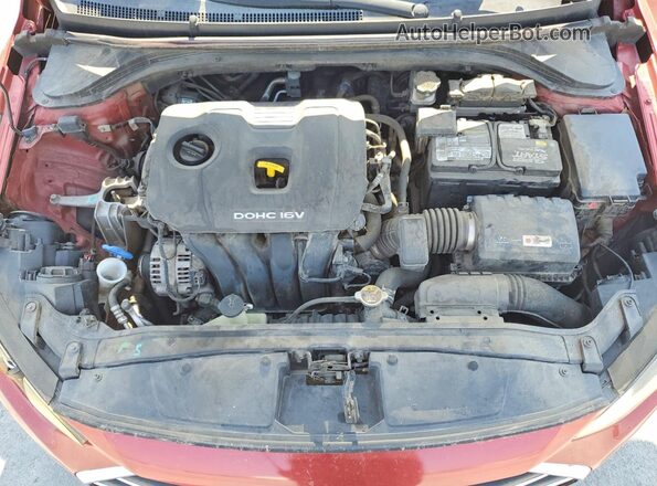 5NPD84LF0JH333000 2018 HYUNDAI ELANTRA Red Սալոնի հետևի տեսք
