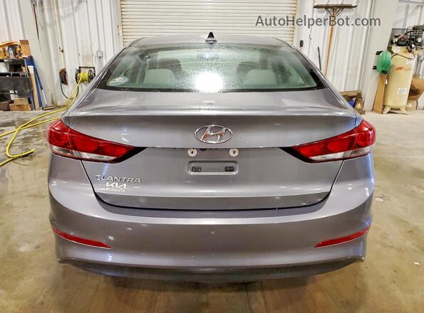 5NPD84LF0JH335961 2018 HYUNDAI ELANTRA Серый Вид сзади