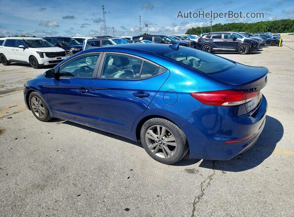 5NPD84LF0JH339430 2018 HYUNDAI ELANTRA Blue Rear left