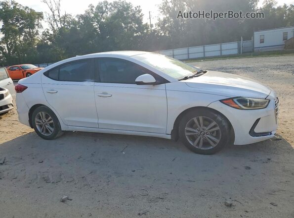 5NPD84LF0JH341226 2018 HYUNDAI ELANTRA Белый Передняя правая четверть