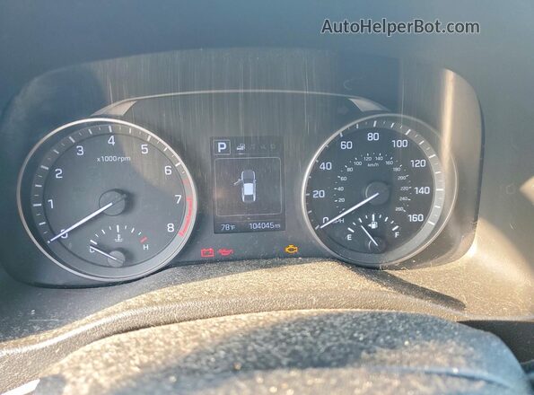 5NPD84LF0JH341226 2018 HYUNDAI ELANTRA Белый Вид щитка приборов