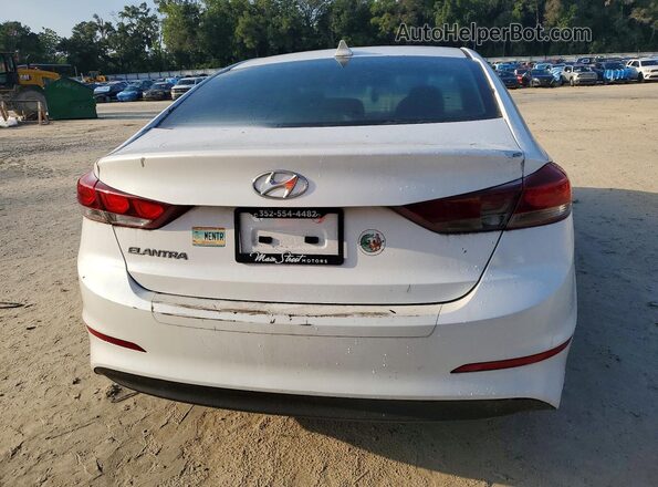 5NPD84LF0JH341226 2018 HYUNDAI ELANTRA Белый Вид сзади