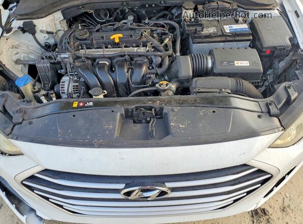 5NPD84LF0JH341226 2018 HYUNDAI ELANTRA Белый Вид задней части салона