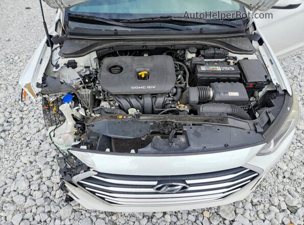 5NPD84LF0JH343218 2018 HYUNDAI ELANTRA White Vista interior trasera