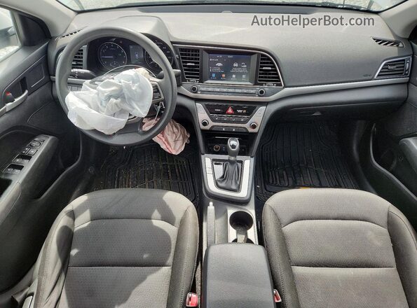 5NPD84LF0JH343218 2018 HYUNDAI ELANTRA White Vista del salpicadero