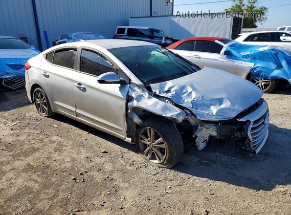 5NPD84LF0JH371987 2018 HYUNDAI ELANTRA Silver წინა მარჯვენა
