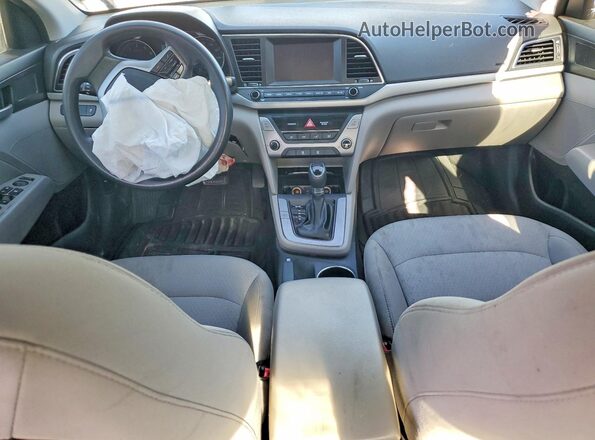 5NPD84LF0JH371987 2018 HYUNDAI ELANTRA Silver წინა პანელის ხედი