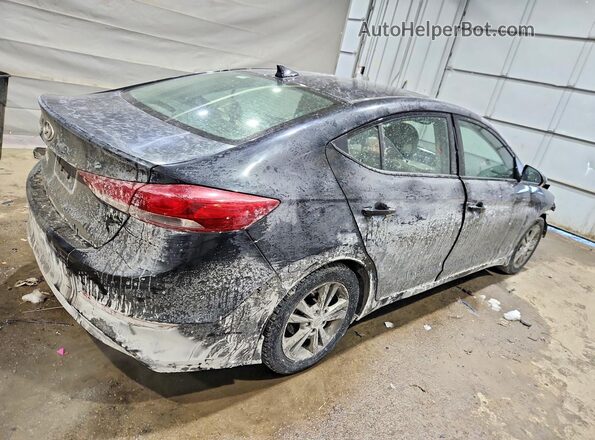 5NPD84LF0JH377479 2018 HYUNDAI ELANTRA Black Tył prawy