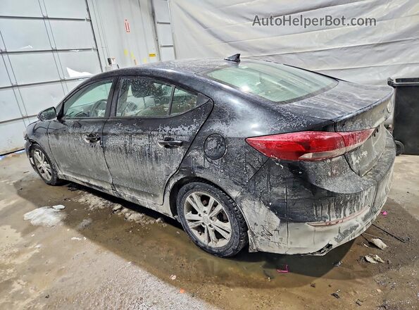 5NPD84LF0JH377479 2018 HYUNDAI ELANTRA Black Tył lewy
