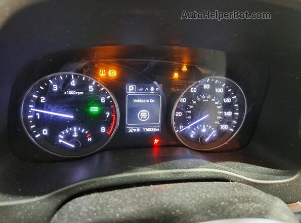 5NPD84LF0JH377479 2018 HYUNDAI ELANTRA Black Widok zestawu wskaźników
