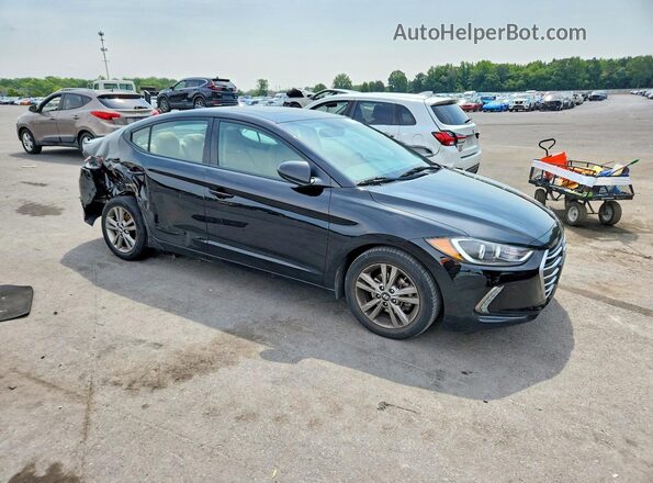 5NPD84LF0JH393035 2018 HYUNDAI ELANTRA Black Front right