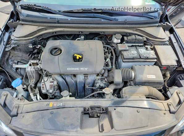 5NPD84LF0JH393035 2018 HYUNDAI ELANTRA Black Rear interior view