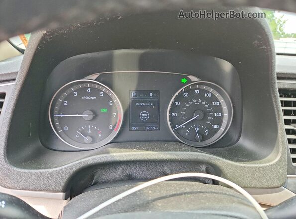 5NPD84LF0JH393035 2018 HYUNDAI ELANTRA Black Instrument cluster view