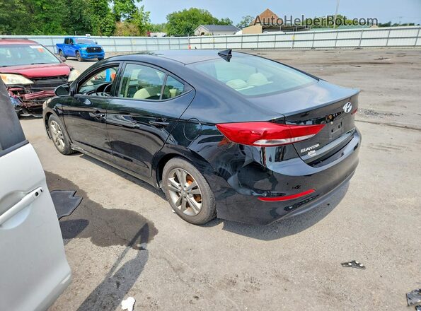 5NPD84LF0JH393035 2018 HYUNDAI ELANTRA Black Rear left