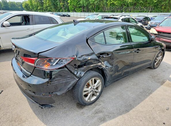 5NPD84LF0JH393035 2018 HYUNDAI ELANTRA Black Rear right